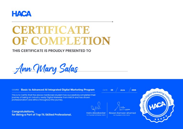 Home page digital marketing certificate